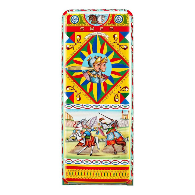 Smeg Jousting Paladins Dolce & Gabbana Refrigerator