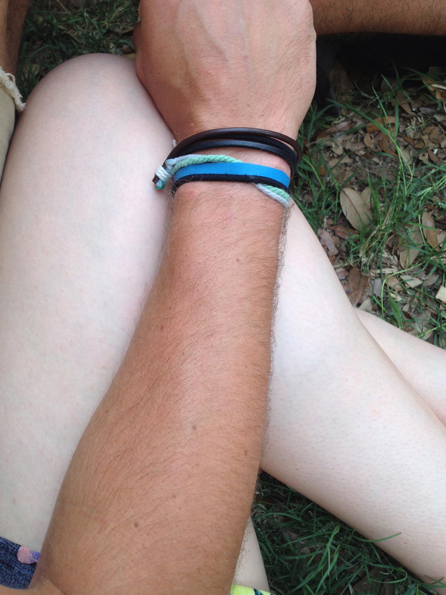 Austin 2013 - comparing tans during Austin’s Annual Pun-Off (it’s a real thing, and we flew to it). Not pictured - delicious guacamole food trucks.