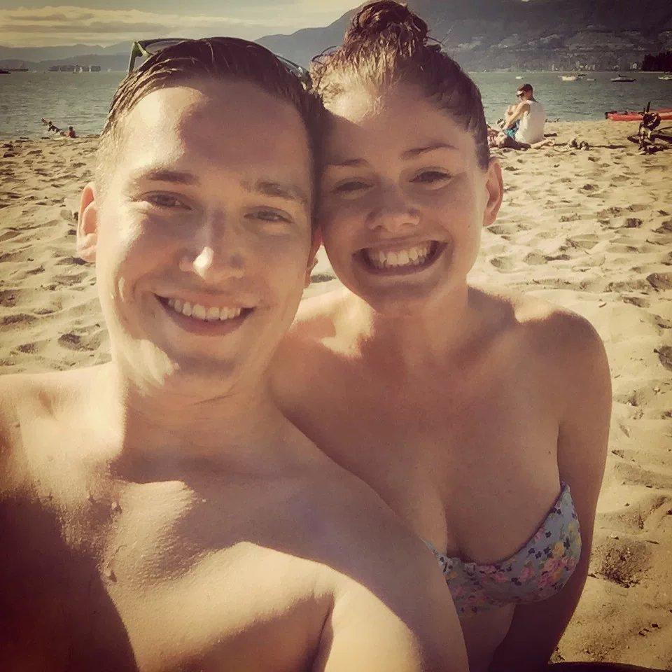 Eyebrows eyebrows eyebrows... Kits beach in Vancouver.