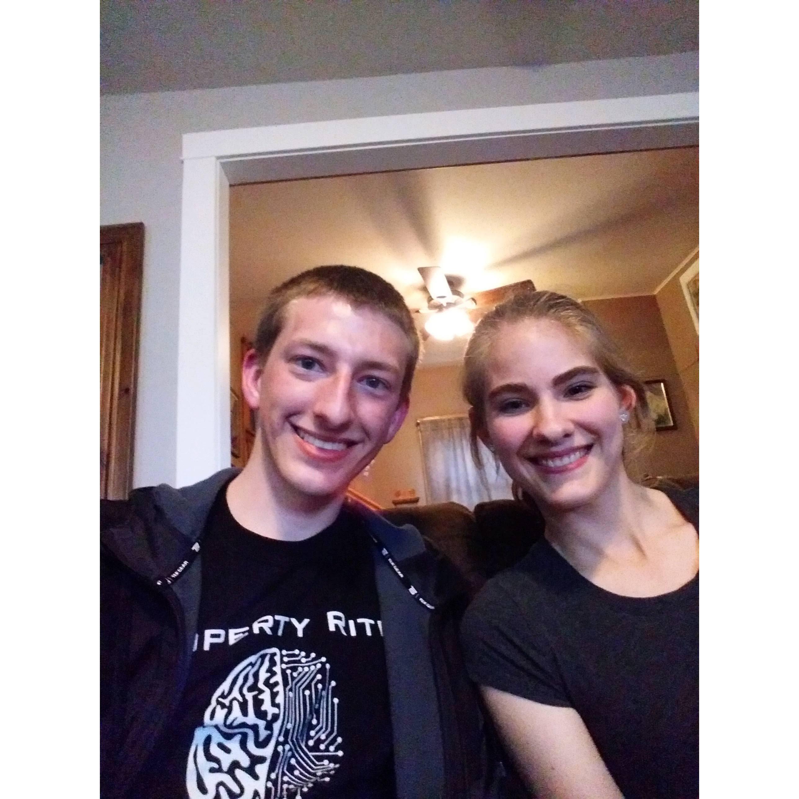 First picture of us as an official couple