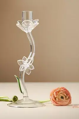 Ivie Glass Candle Holder