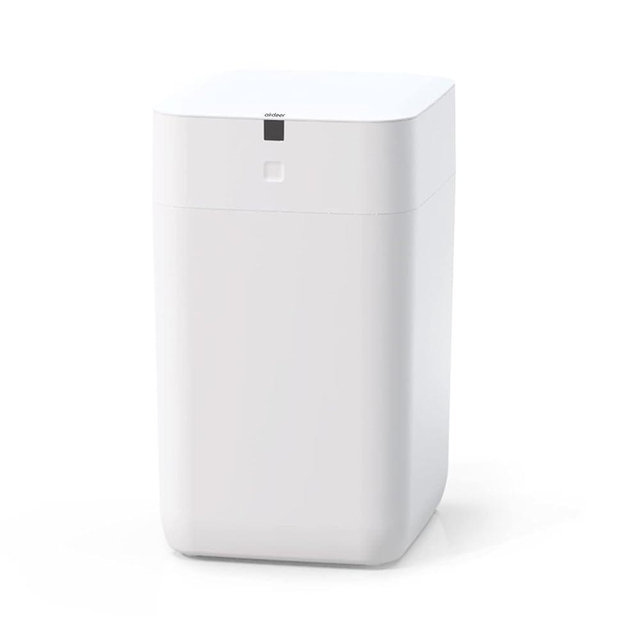 Airdeer Automatic Trash Can, 4 Gallon Self Sealing and Self-Changing Smart Trash Can, Motion Sensor, Touchless Garbage can with lid for Kitchen Bathroom Bedroom Office, 6 Refill Bag Rings(White)