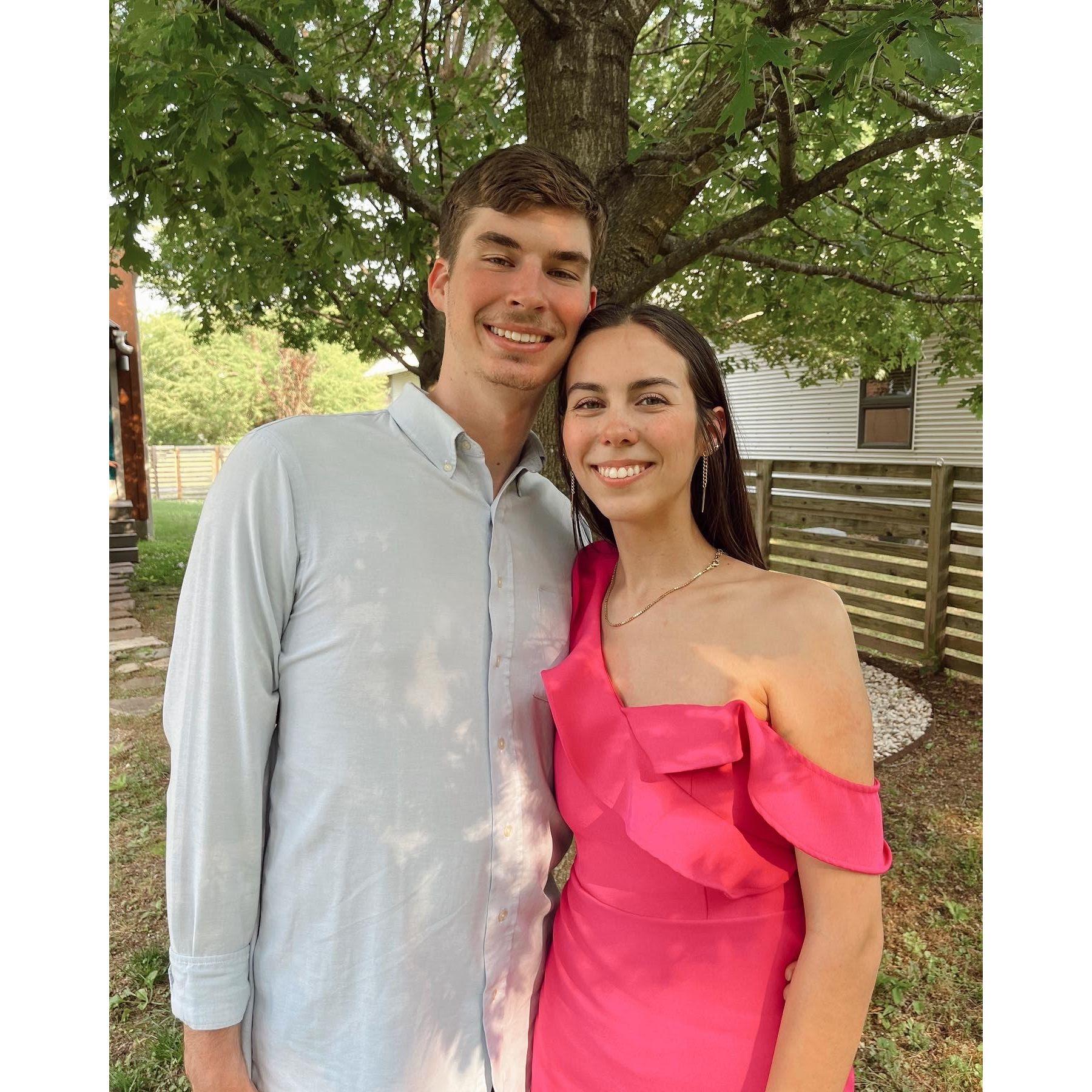 Kylie's college graduation May 2022.