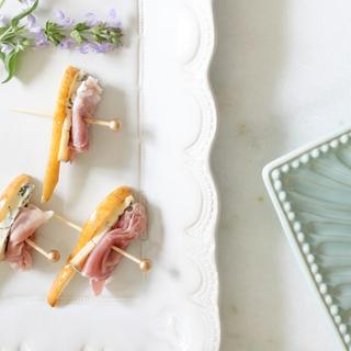 Incanto Stone Lace Rectangular Platter