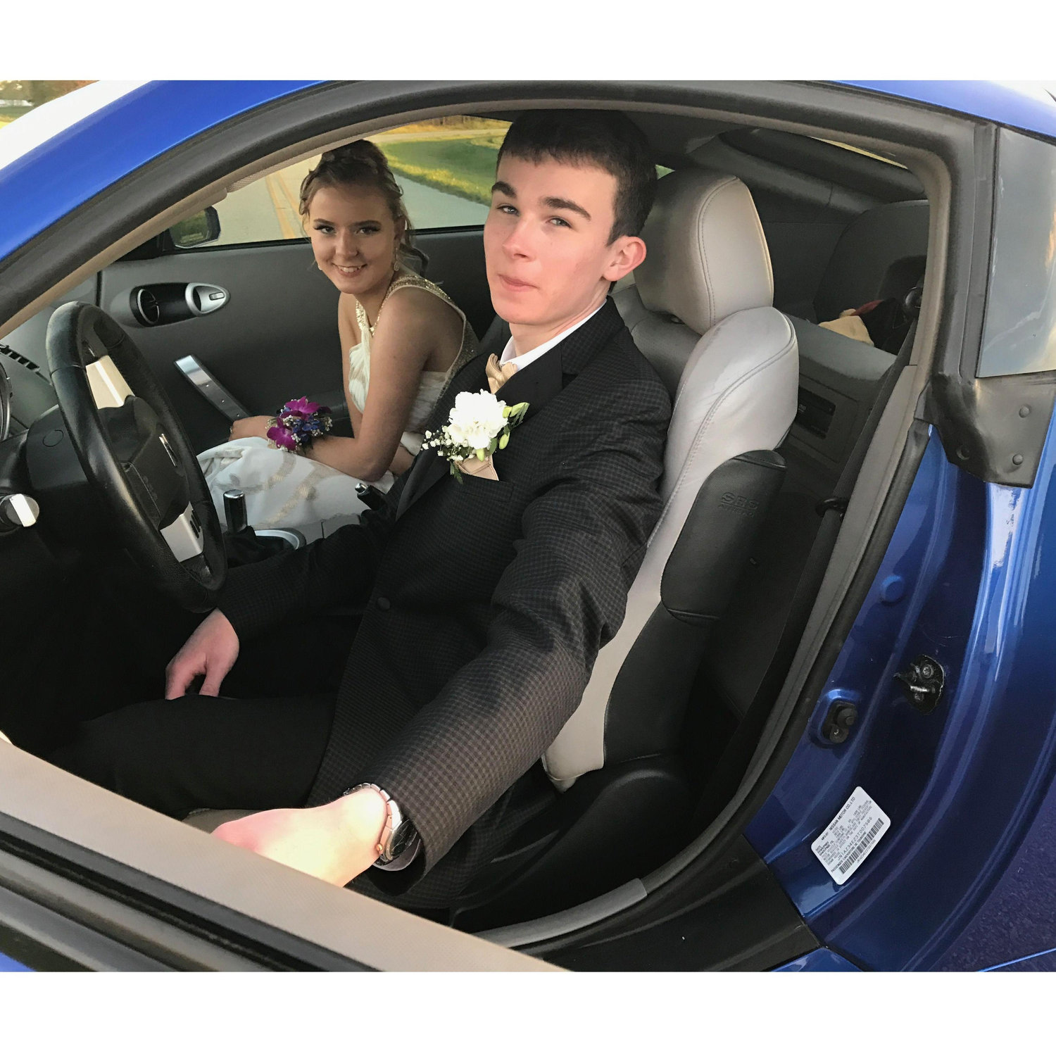 Our first prom together