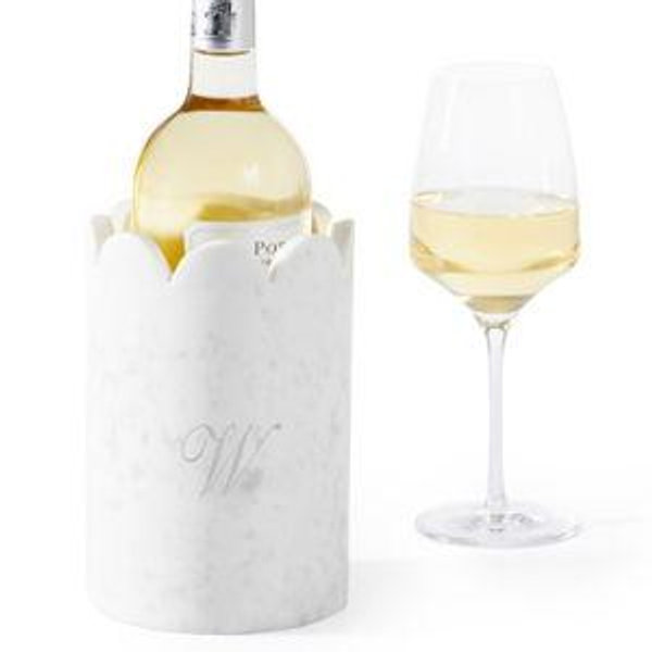 Scalloped Marble Wine Chiller