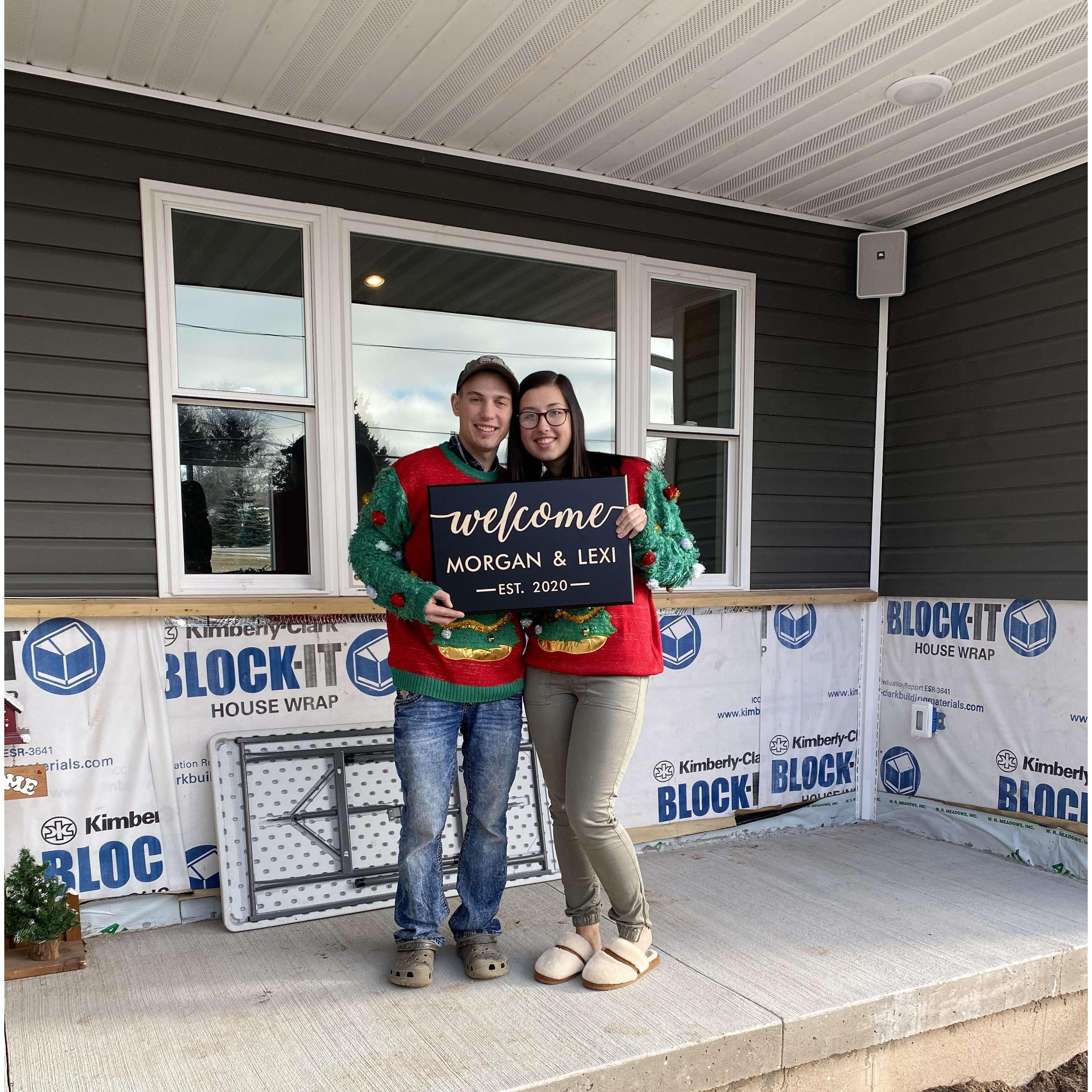 Right after we built our house in 2020