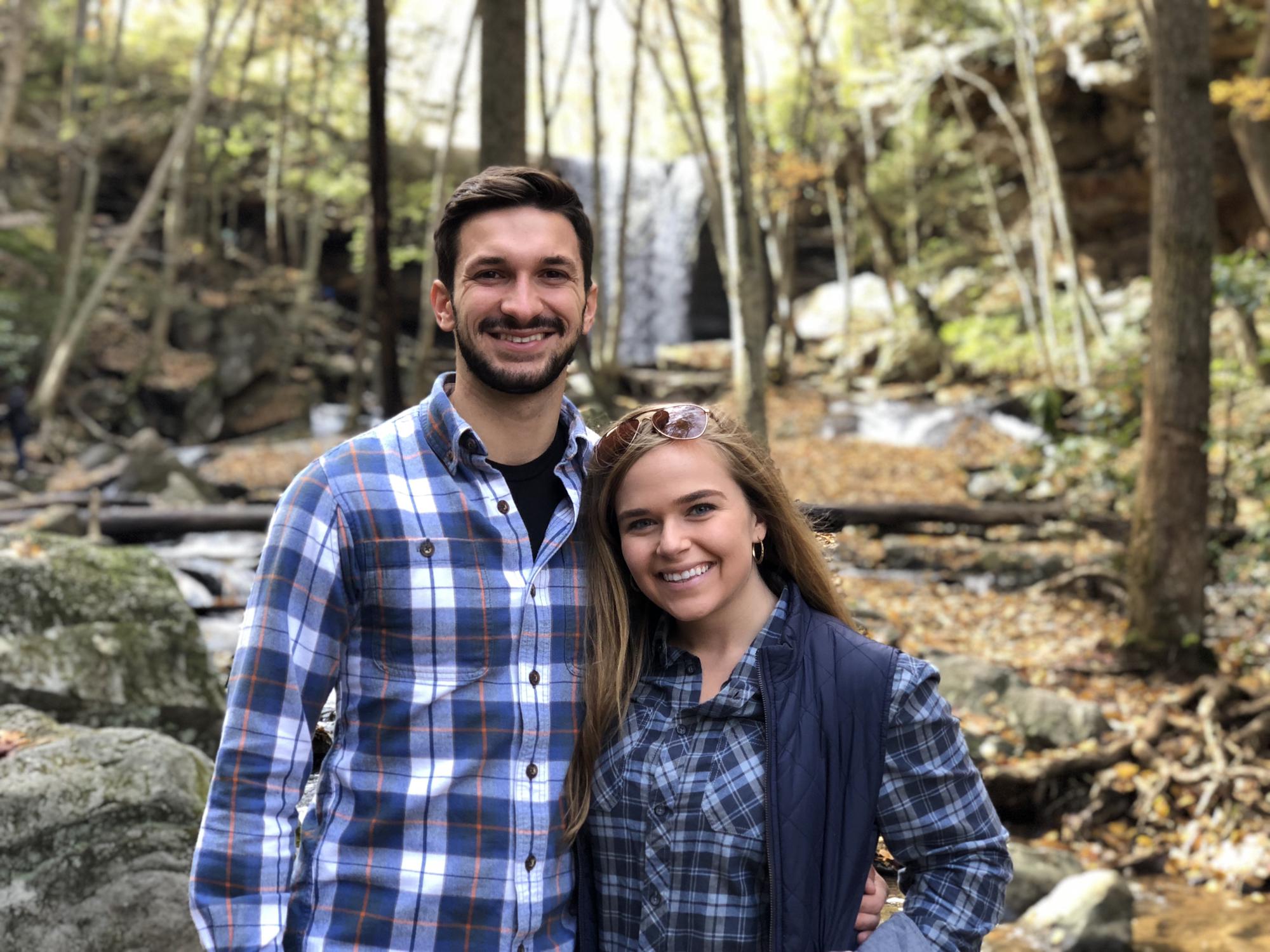 Showing me around Ohiopyle for the first time!