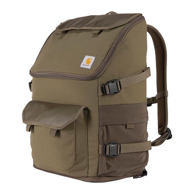 Carhartt 35L Nylon Workday Backpack, Durable Water-Resistant Pack with 15" Laptop Sleeve, Tarmac, One Size