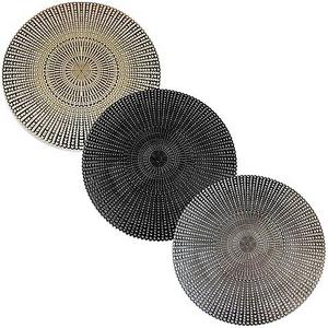 Nevaeh White by Fitz and Floyd - Herringbone Pressed Vinyl Placemat