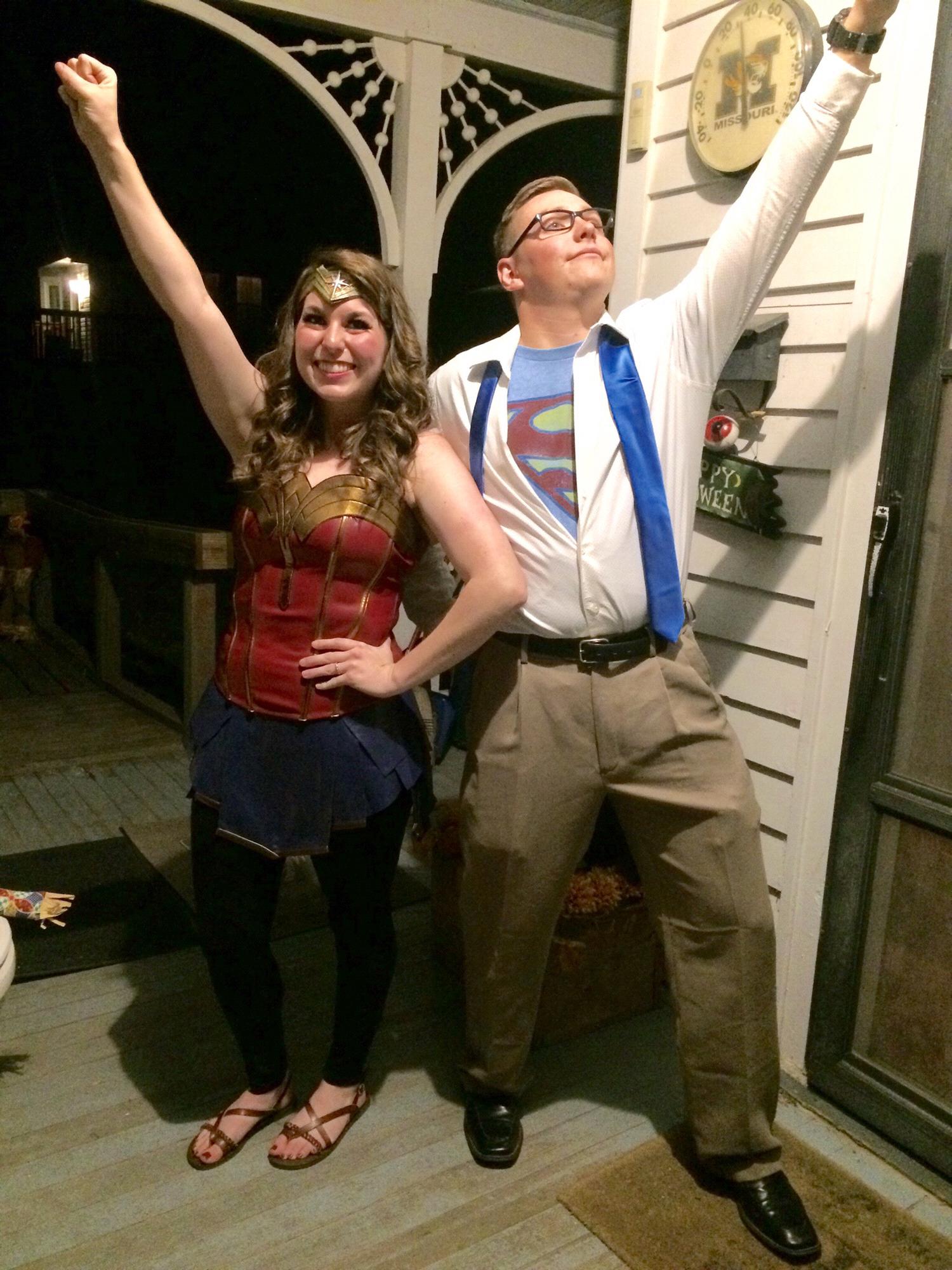 He was her super man and she was his kryptonite. #FirstHalloween #2017