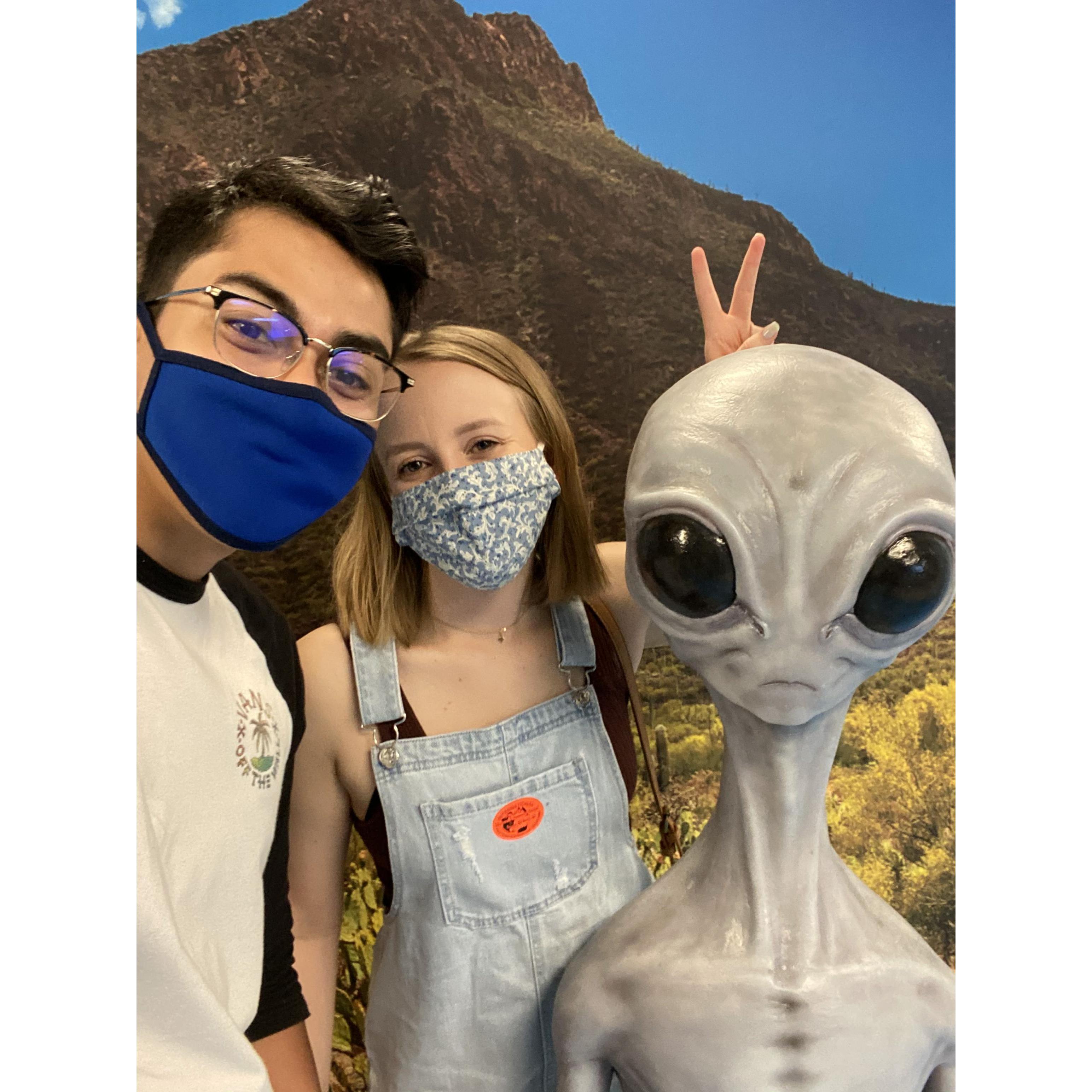 On our road trip to Colorado we stopped for 2 nights in Roswell, New Mexico, and of course had to visit the museum of extraterrestrials