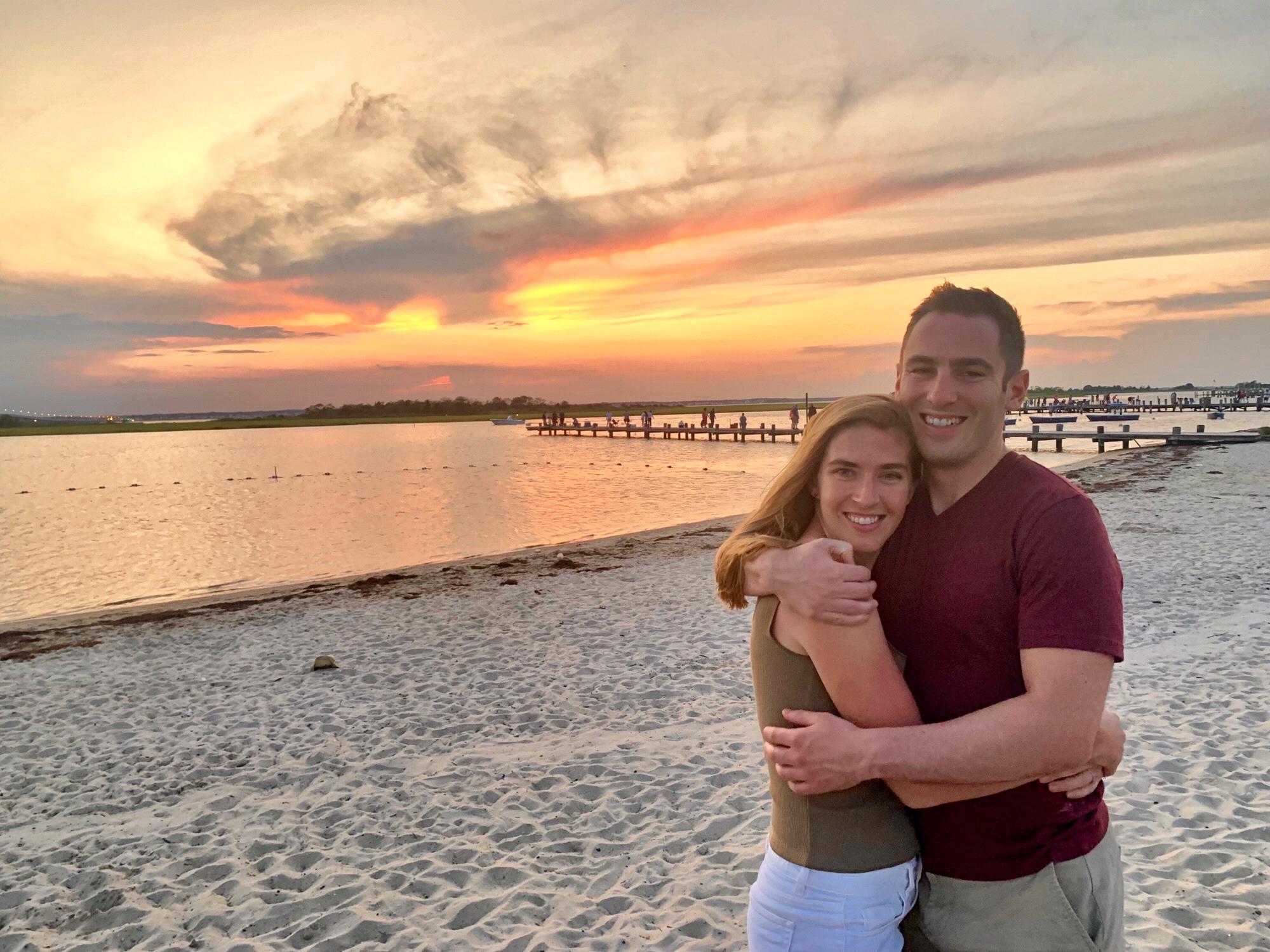2019 Sunset walk in Seaside