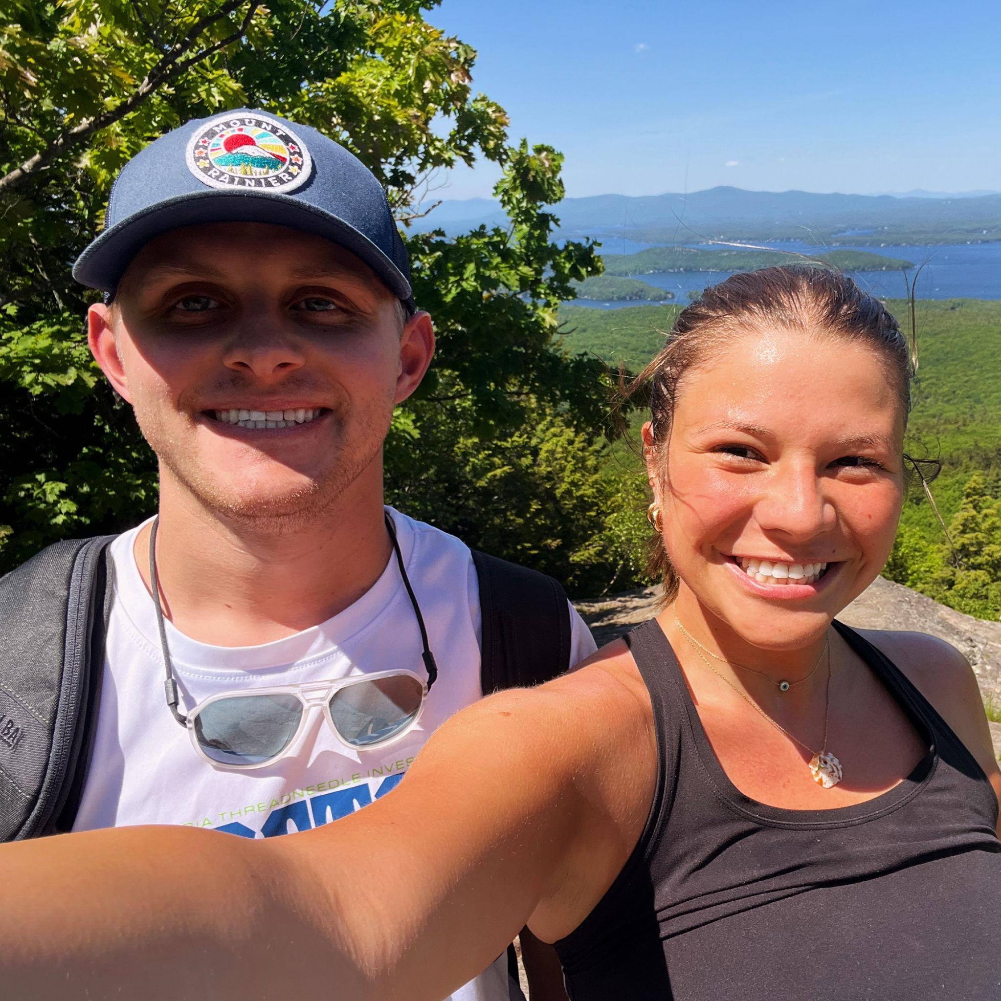 Our first hike together in Laconia NH