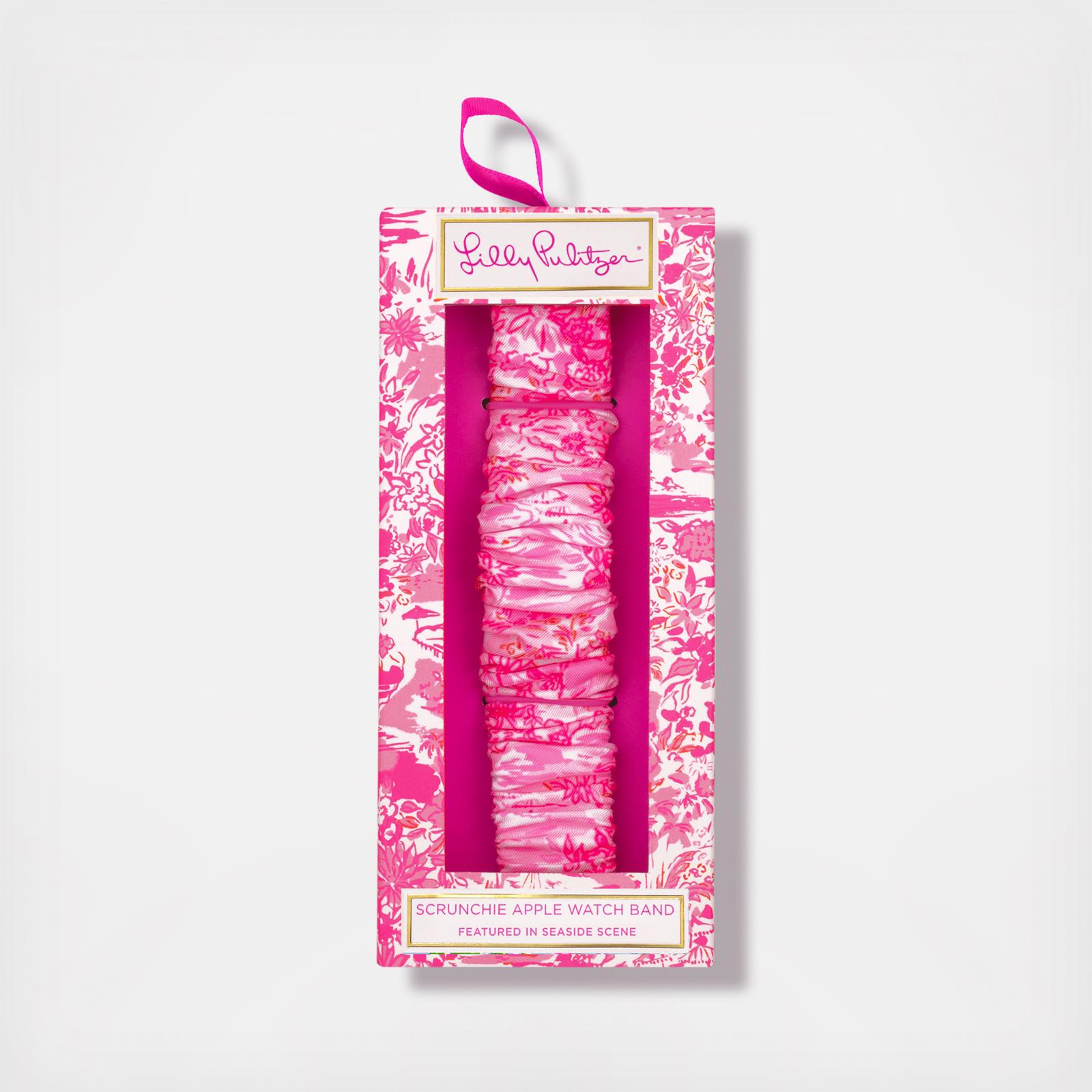 Lilly Pulitzer, Seaside Scene Scrunchie Apple Watch Band Zola