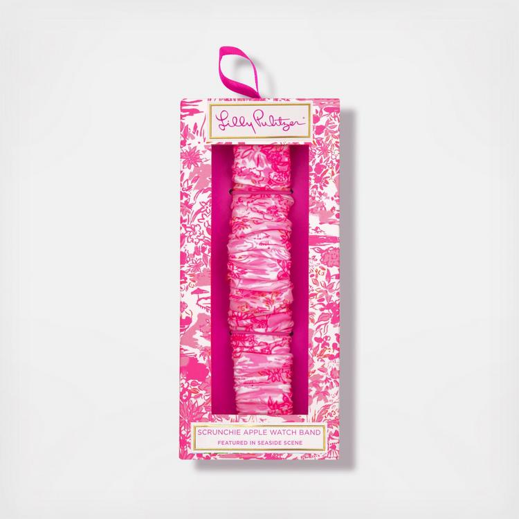 Lilly Pulitzer, Seaside Scene Scrunchie Apple Watch Band Zola
