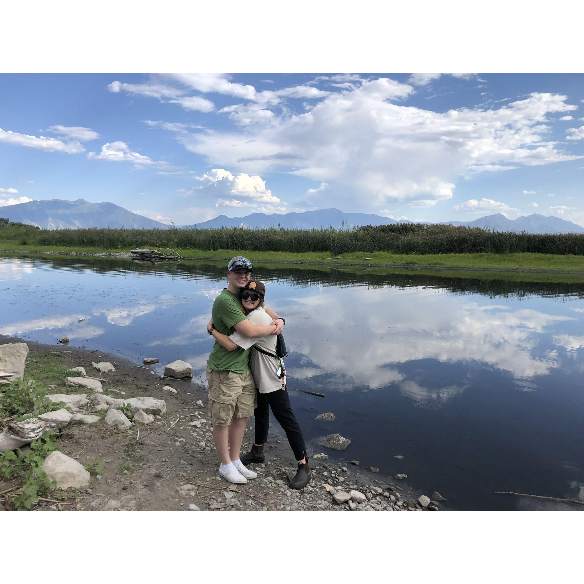 Road trip stop at Utah Lake 2022