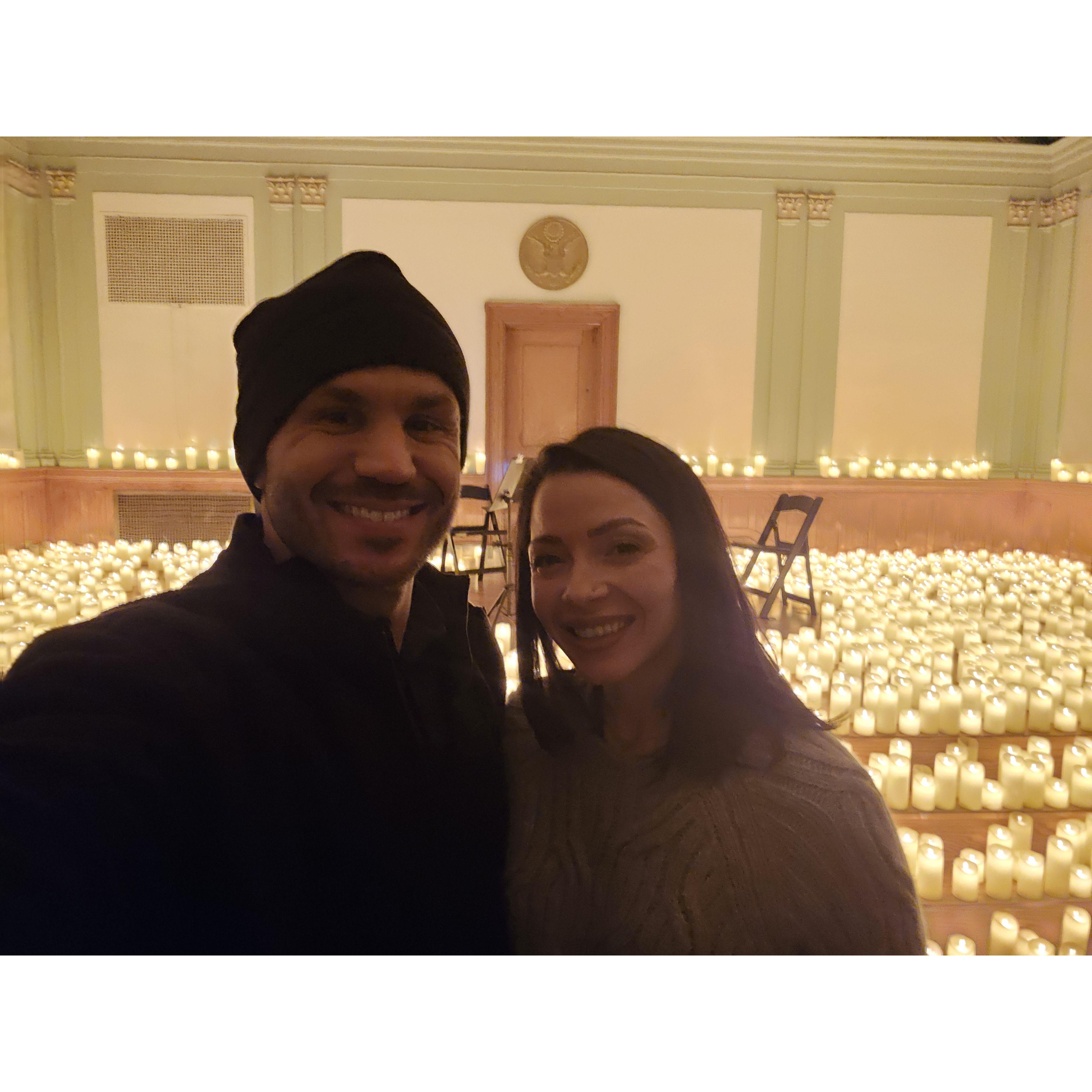 We love a candle light concert