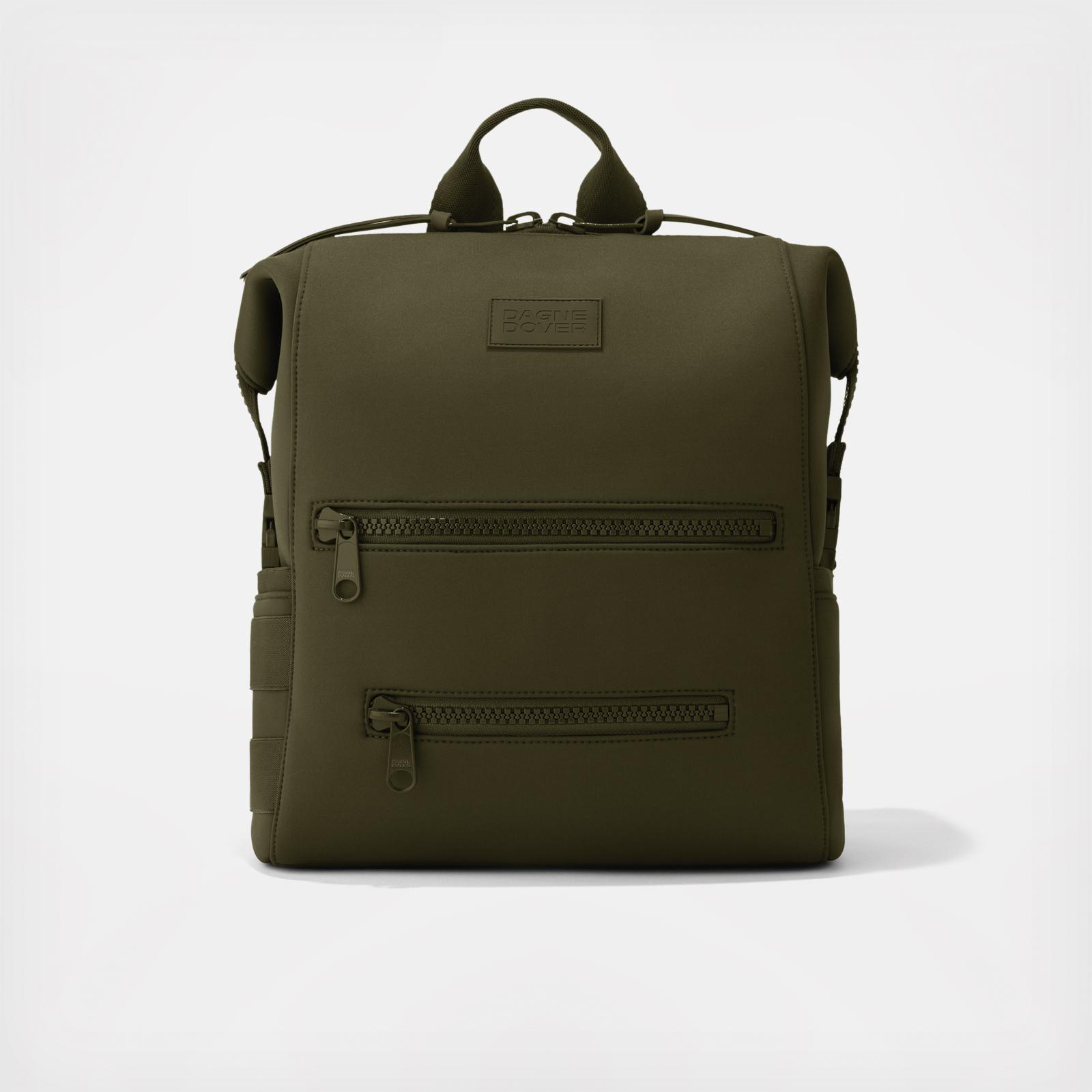 Dagne Dover Landon Recycled Polyester Carryall Duffle In Dark Moss