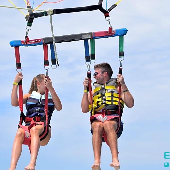 1st date: Parasailing over Myrtle Beach, SC