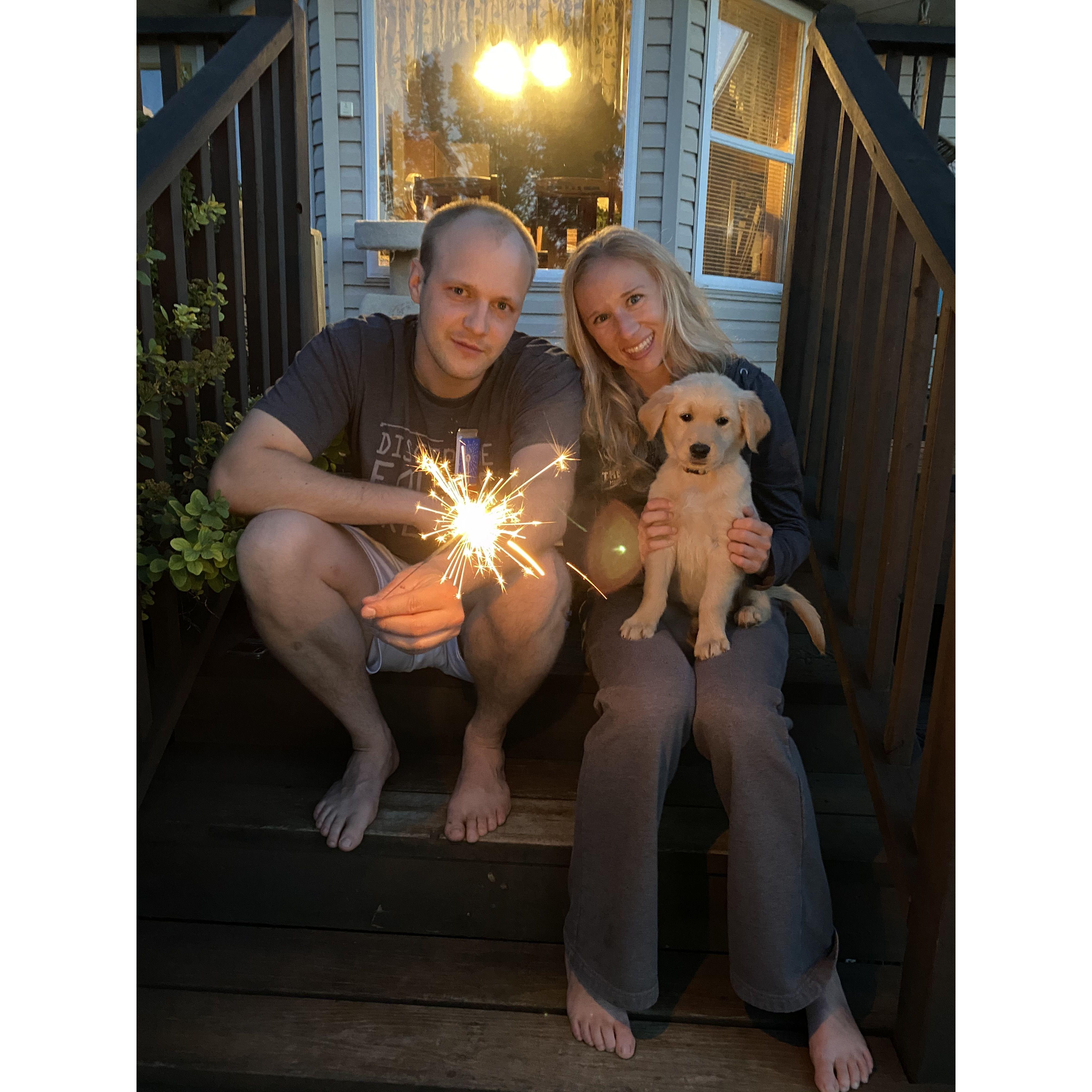 Our first 4th of July with Ovi