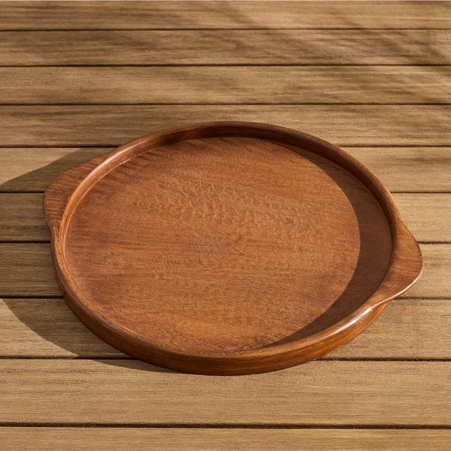 Playa Wood Trays, Round Tray, Mast, Acacia, 22 Inch Round