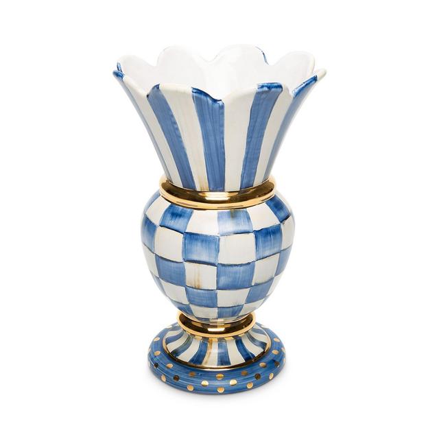 Mackenzie-Childs Royal Check Collection Great Vase