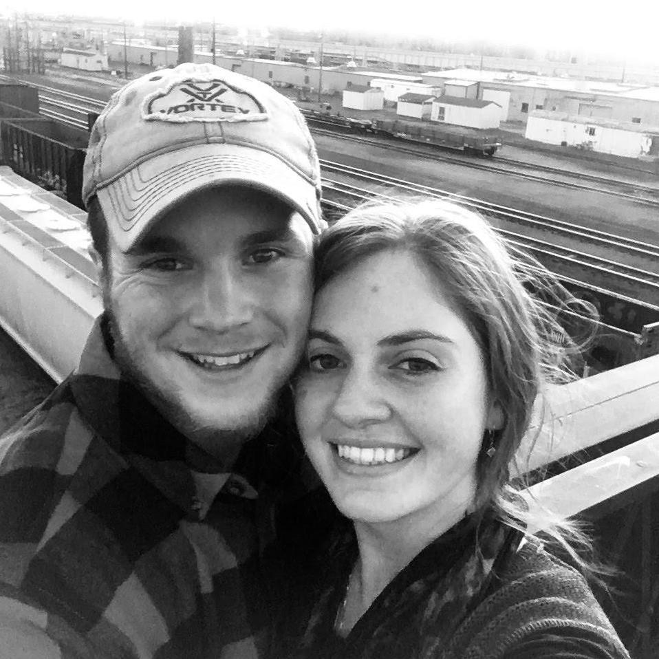 Our "happy place:" little did I know that would be the exact spot he would propose a few months later!