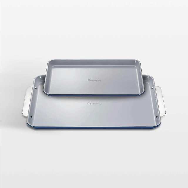 Caraway Navy Non-Stick Ceramic Baking Sheet Duo