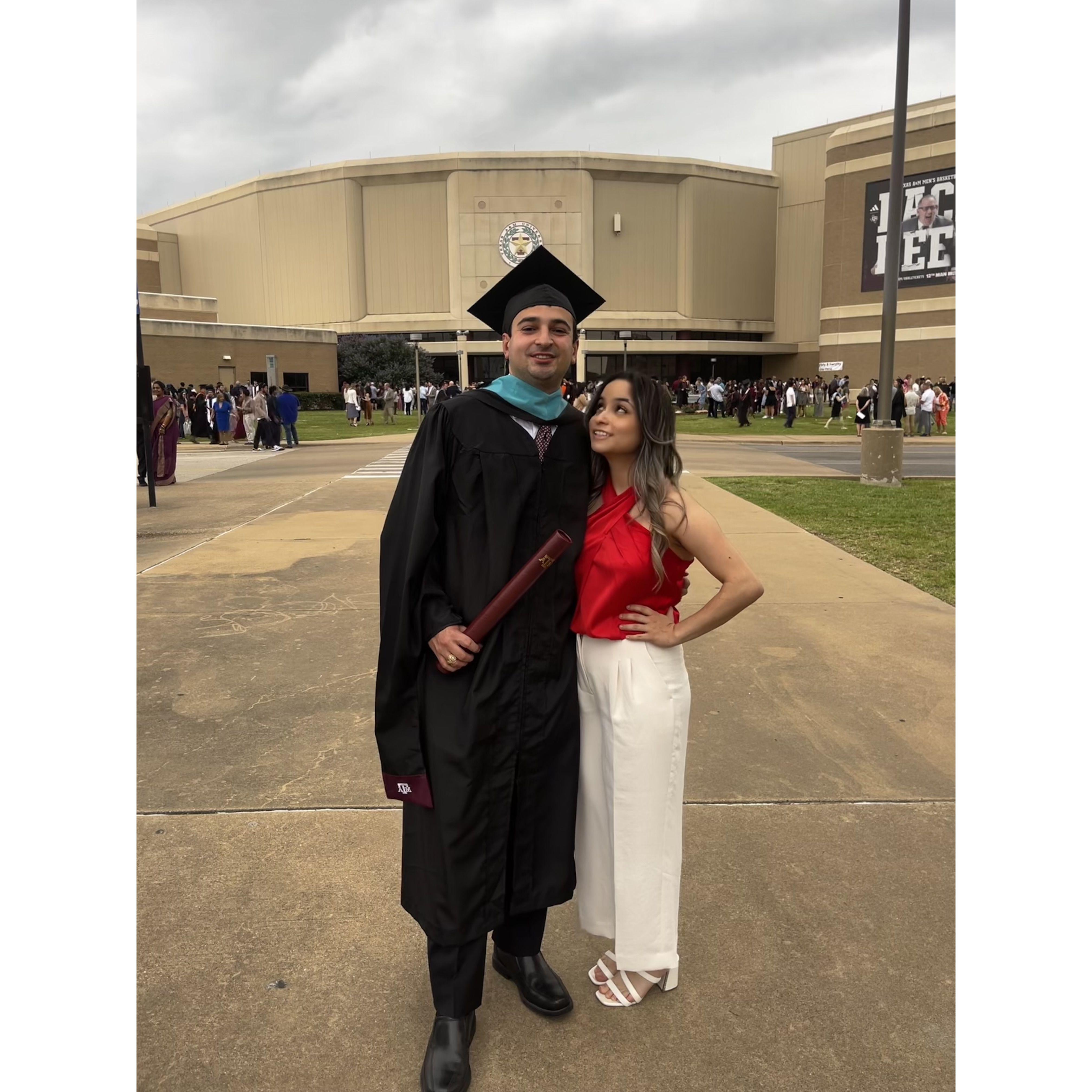Brendan's graduation ceremony