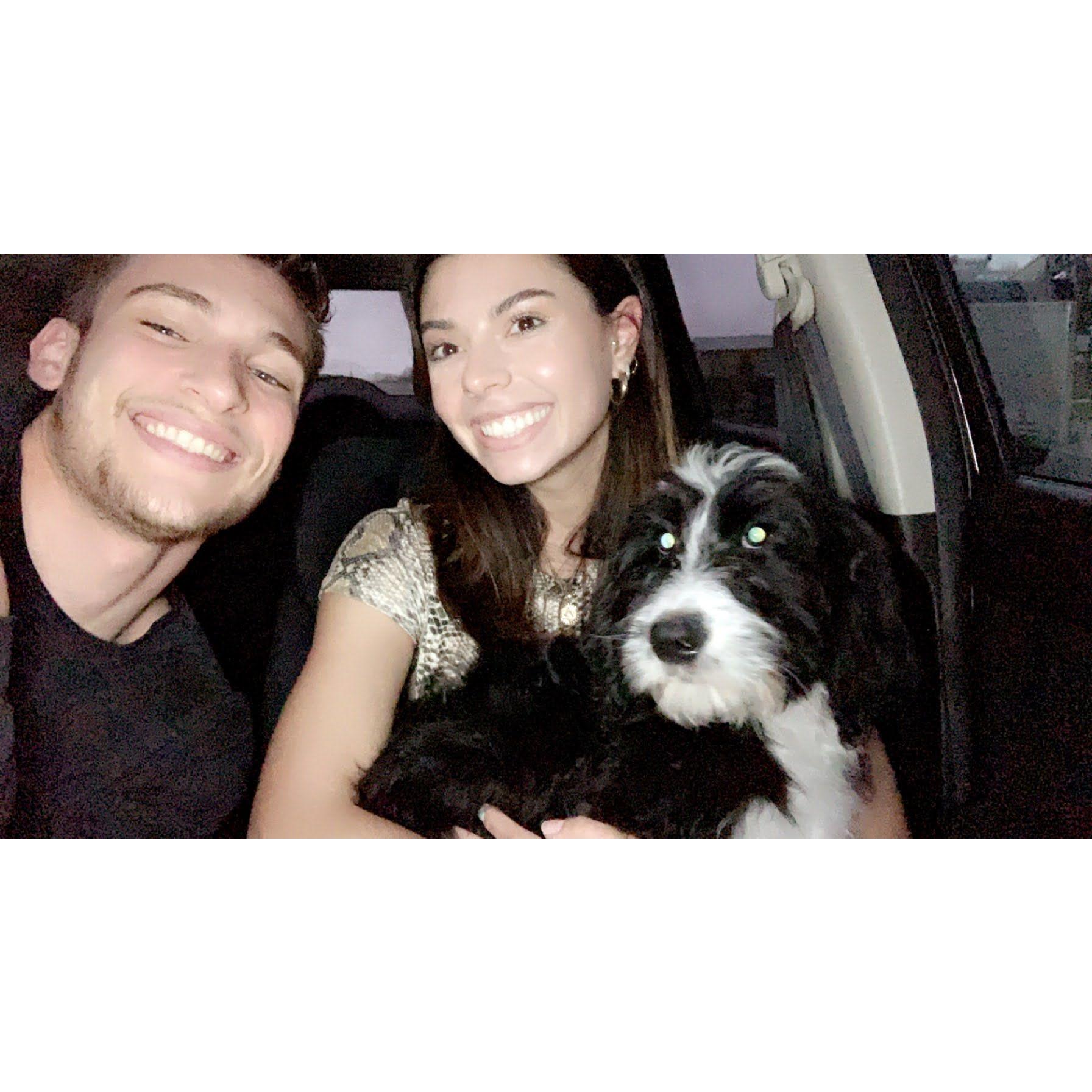 Picking up Josie!