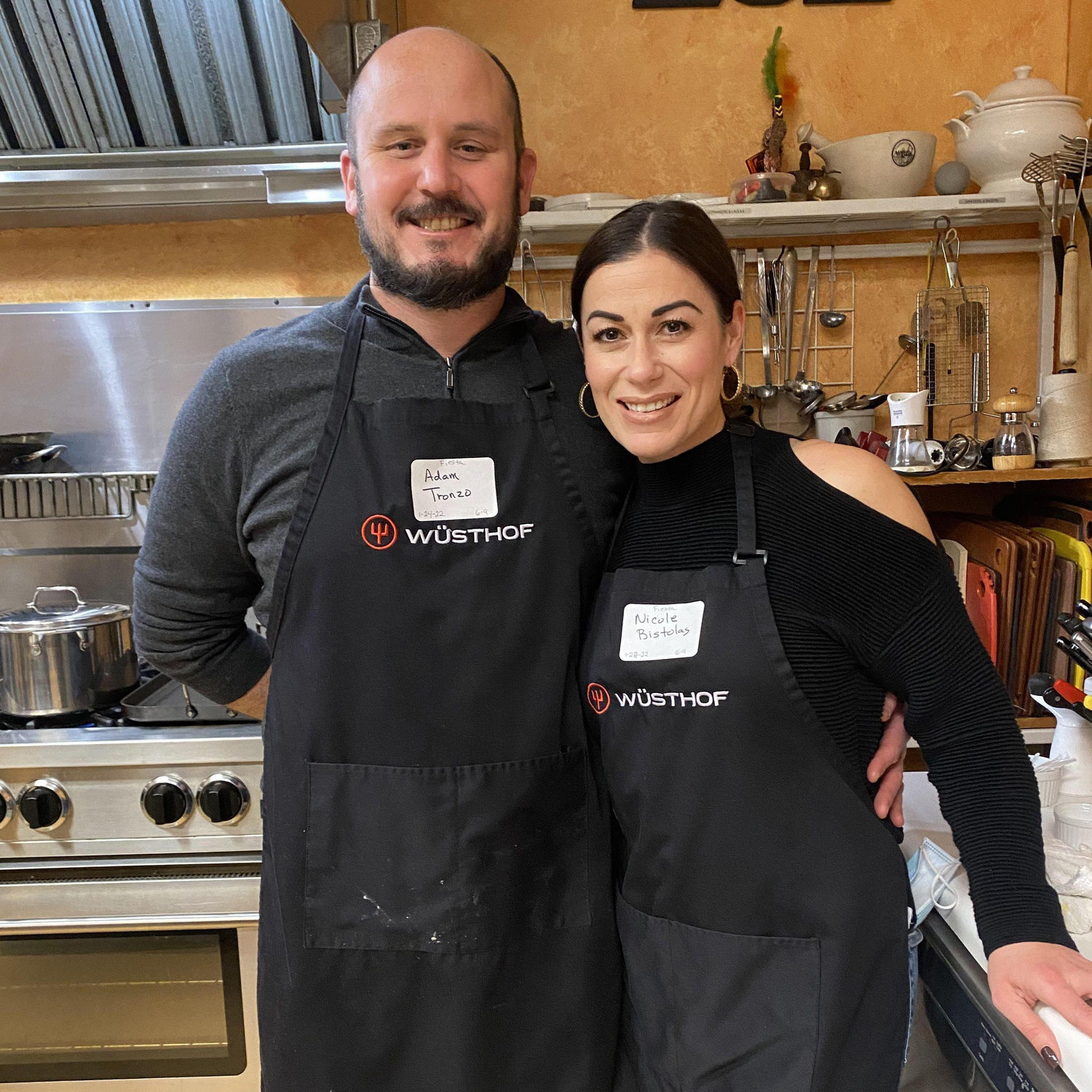One of the things we love to do together is cook
