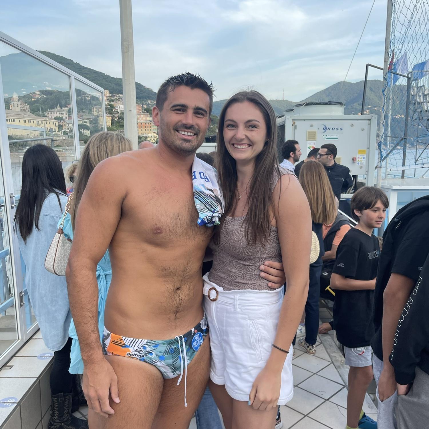 Kara’s first water polo game