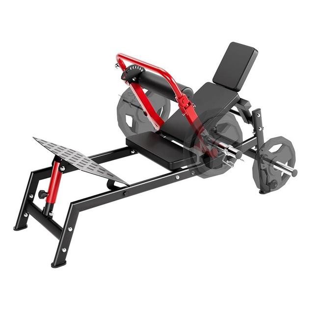 GarveeLife Hip Thrust Machine, 900LBS Capacity Plate-Loaded Glute Bridge Machine with Weight Holder Adjustable Footboard, Heavy Duty Butt Exercise Equipment for Glute Muscles Building and Butt Shaping