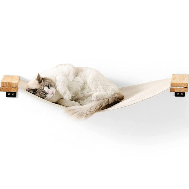 FUKUMARU Cat Shelf Wall Mounted, 36 × 13 inch Cat Bridge and Cat Climbing Step for DIY Cat Highway and Cat Wall, for Most Kitten, Medium and Large Cats