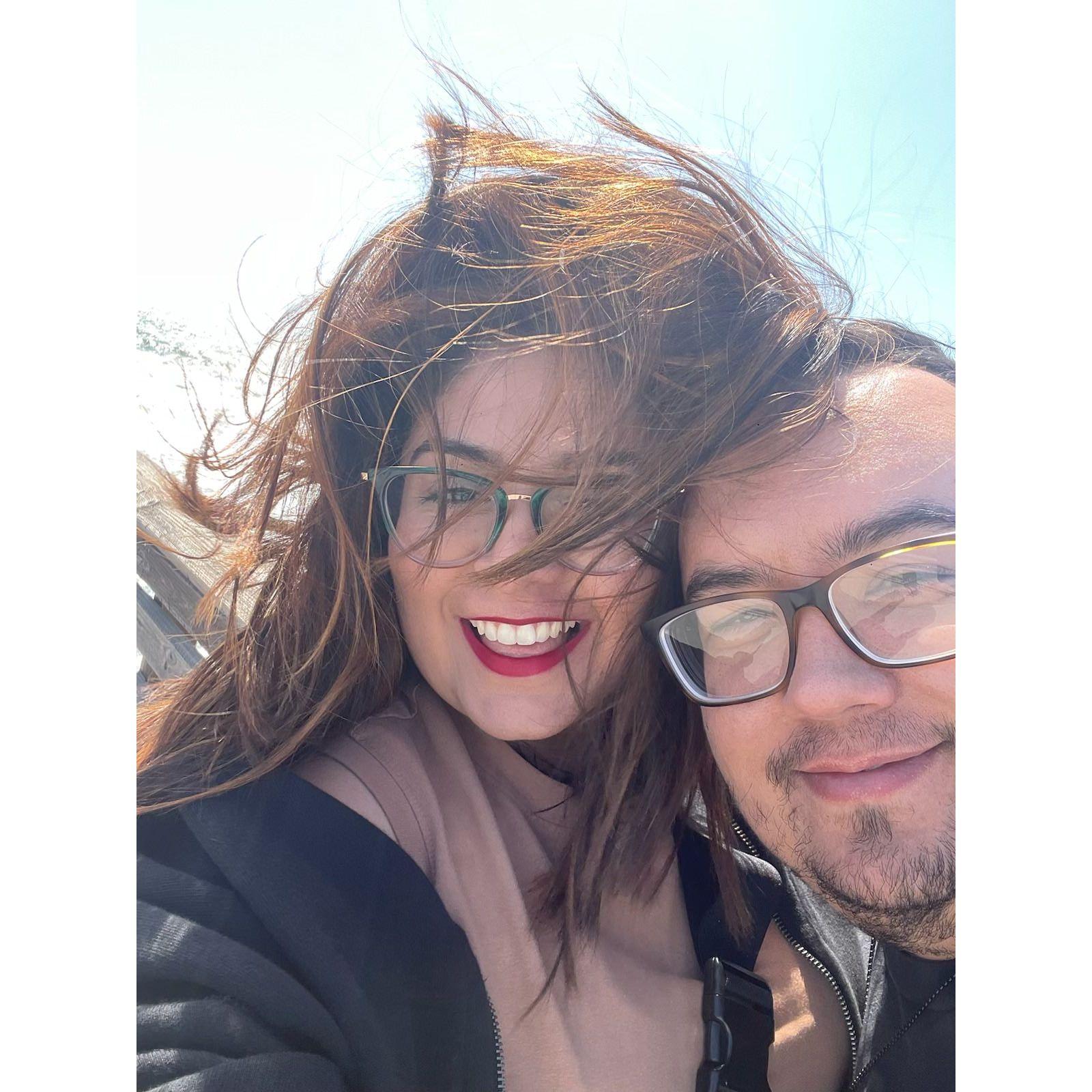 Windy days by the beach