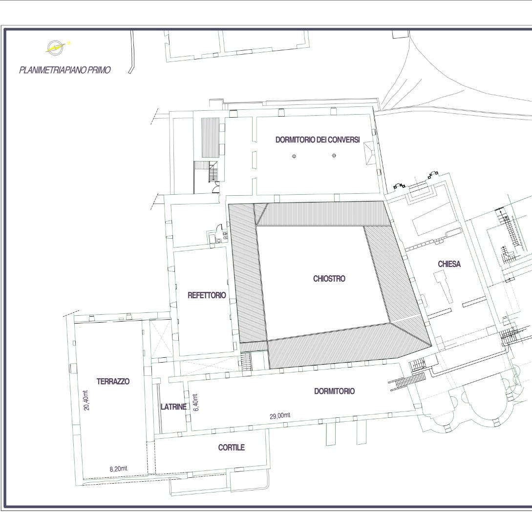 Map of second floor