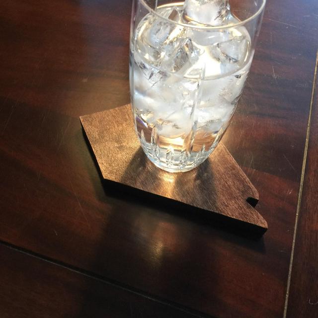 Set of 4 handmade Nevada drink coasters, drinkware, barware, State of Nevada