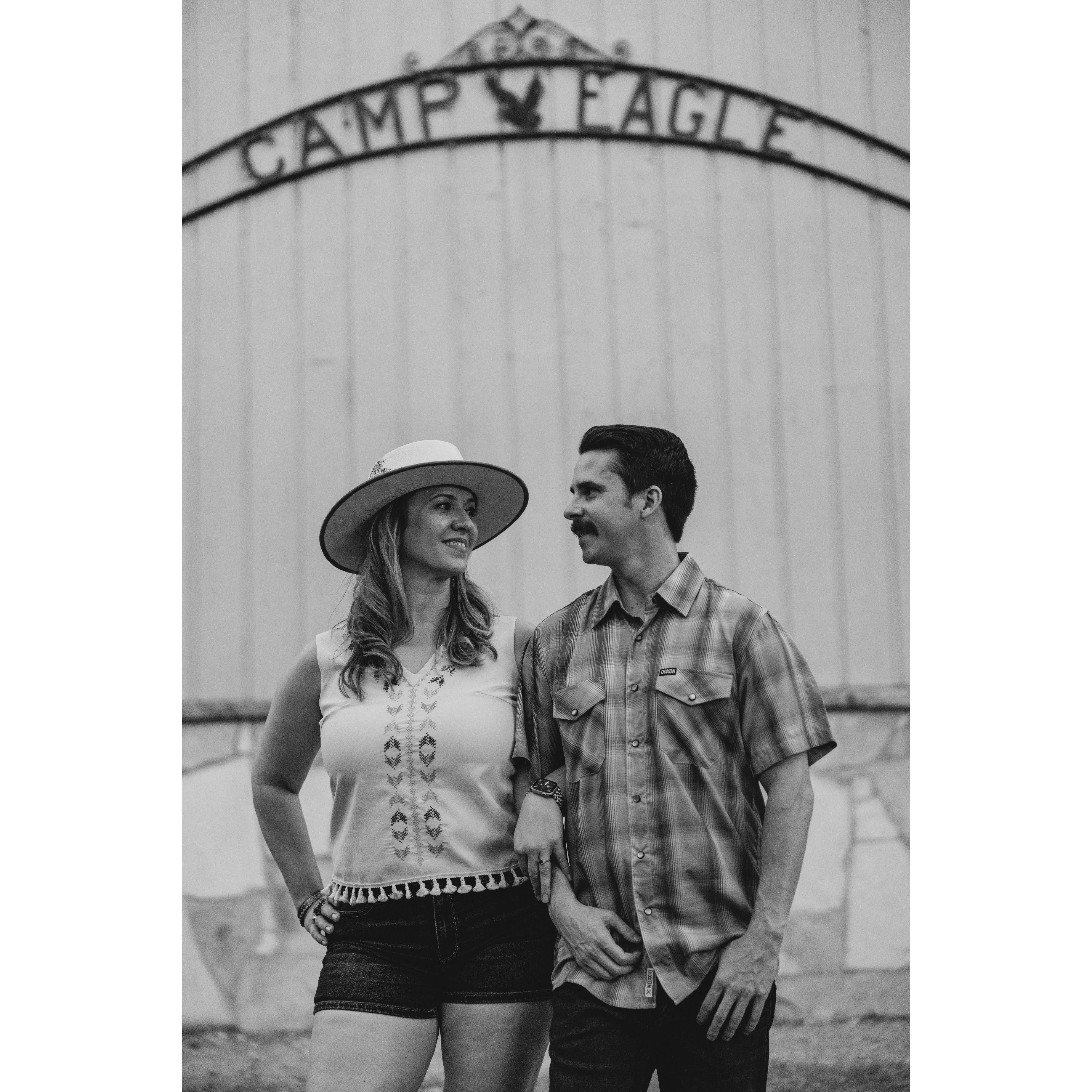 Camp Eagle Engagement Photos