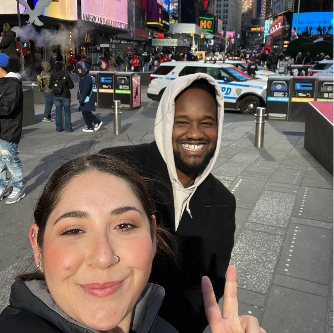 Kiragu's first trip to NYC!