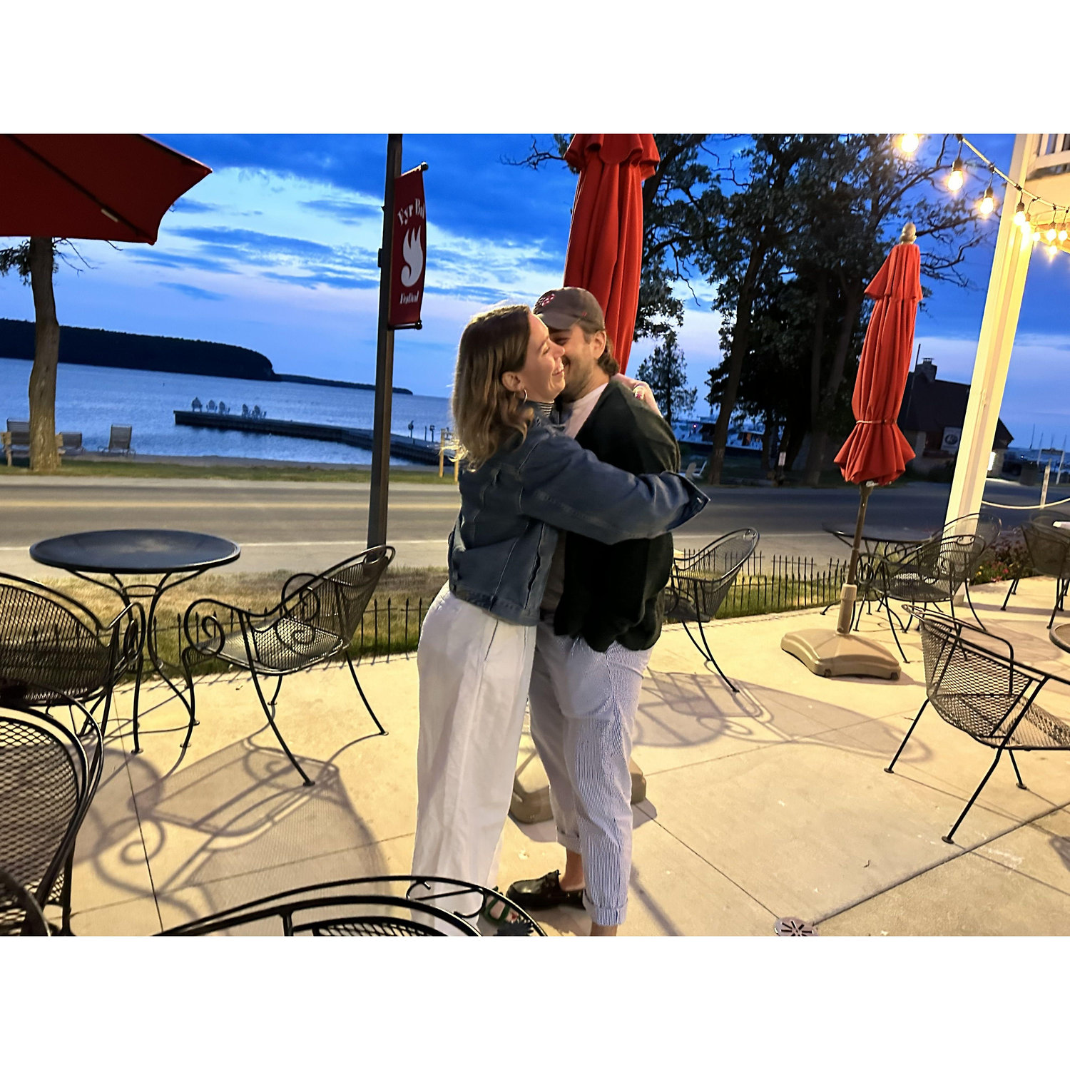 Post-fish boil lovin' :)