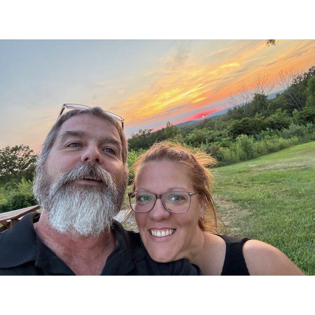Sunset in Brown County, 2024.