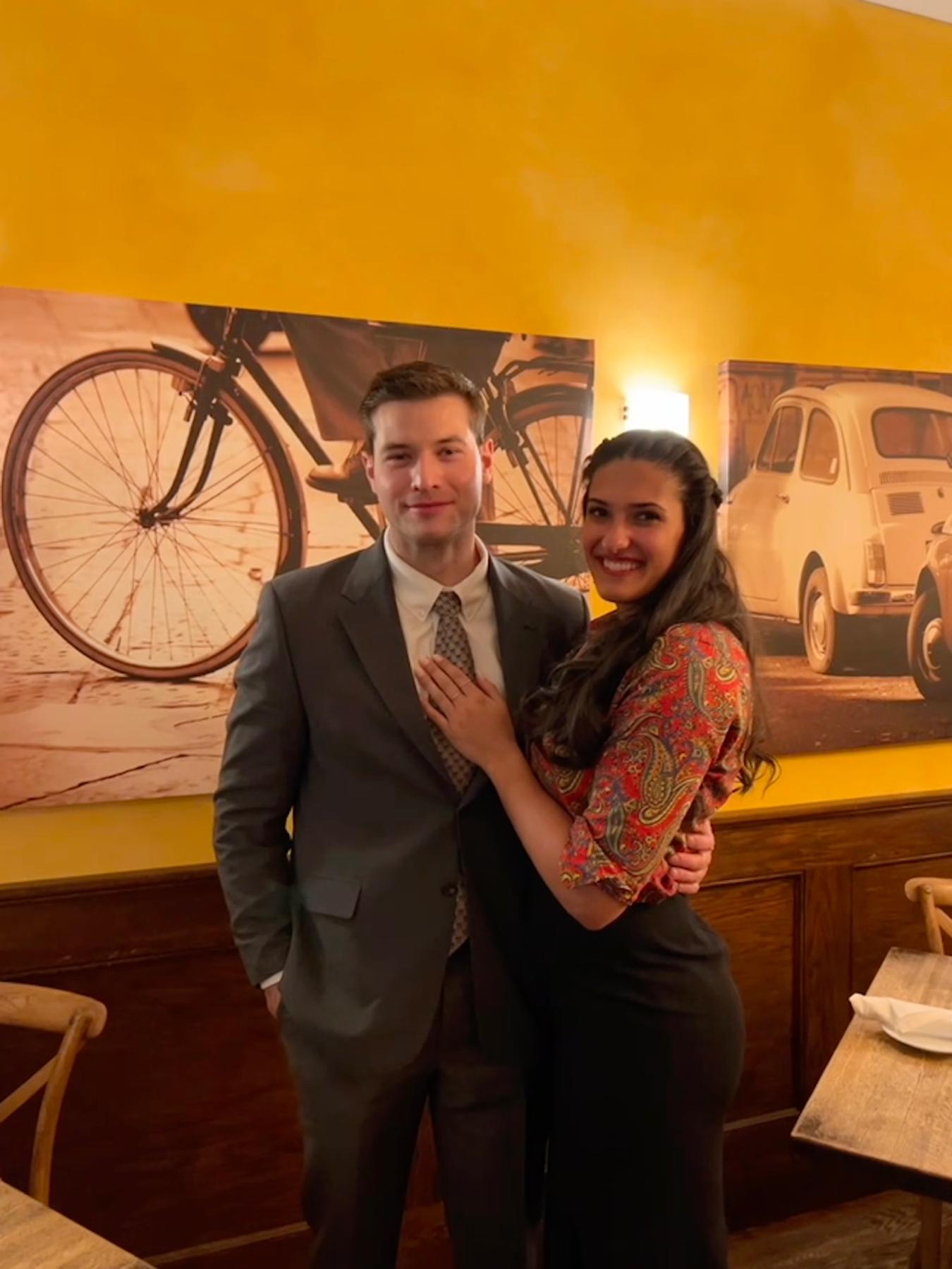 The Fancy Goodwill Date
📍 Treva in West Hartford, CT.
🗓 February 2023
Fun fact: in preparation for this date, Michael took Gabriella to Goodwill and they shopped for each others’ outfits.