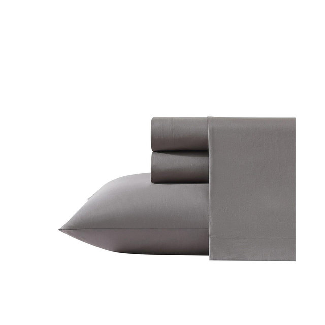 Vera Wang Cool Comfort Solid 200-Thread Count Cotton 4-Pc. Sheet Set, Queen