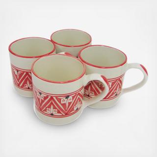 Nejma Coffee Mug, Set of 4
