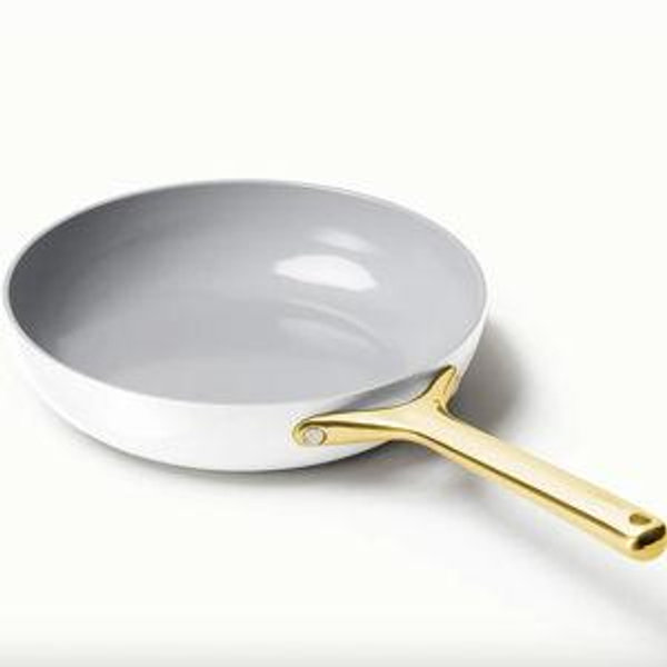 White Non-Stick Ceramic Frying Pan