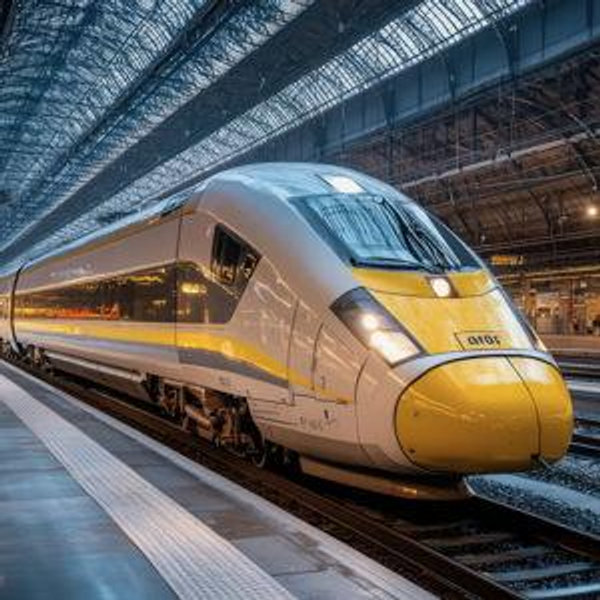 Train from London to Paris