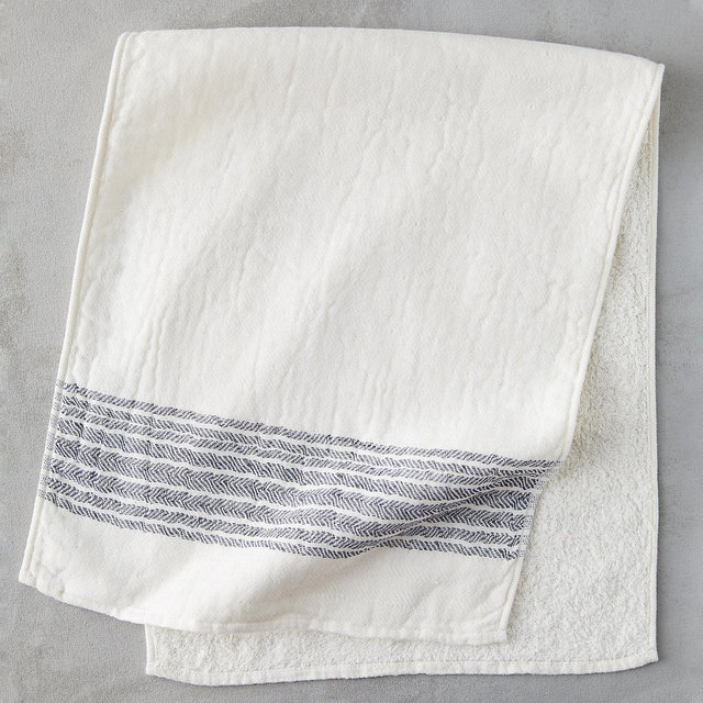 Cotton Terry Hand Towel Set of 2
