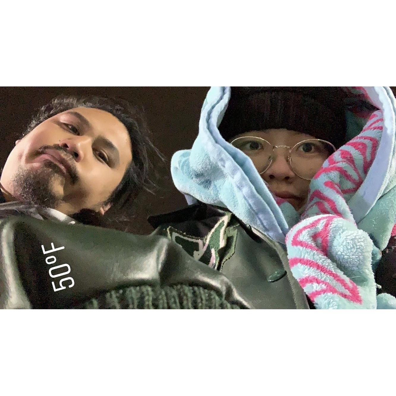 We will sit through any weather to watch Maika's brother play football! Football season is our favorite.