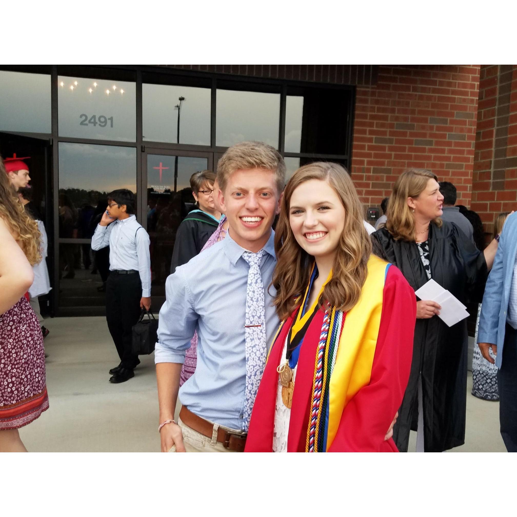 My high school graduation!
